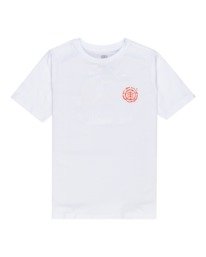 0 Van Run - T-shirt pour Garçon Blanc W2SSH2ELP1 Element