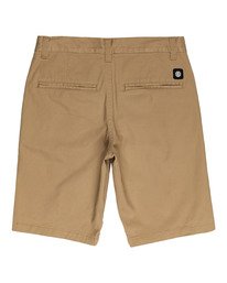 1 Howland Classic - Short chino pour Garçon Gris W2WKB1ELP1 Element