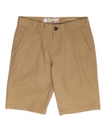 0 Howland Classic - Short chino pour Garçon Gris W2WKB1ELP1 Element