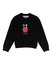 0 Peanuts Element - Sudadera para Mujer Negro W3CRA3ELP1 Element