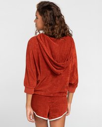 5 Deva - Sudadera con capucha para Mujer Rojo W3FLB7ELP1 Element