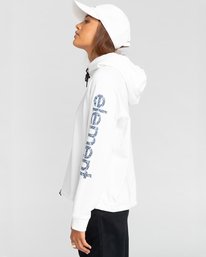 1 Future Nature Marta - Sweat à capuche pour Femme Blanc W3HOA1ELP1 Element