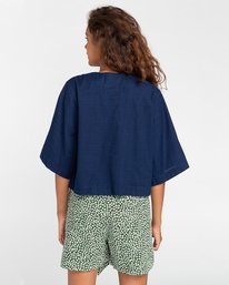5 Salto Indigo - Short Sleeve Shirt for Women  W3SHB4ELP1 Element