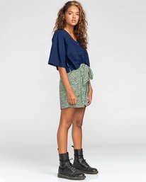 4 Salto Indigo - Short Sleeve Shirt for Women  W3SHB4ELP1 Element