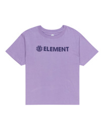 0 Element Logo - T-Shirt for Women Purple W3SSB7ELP1 Element