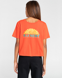 3 Debut Crop - Camiseta para Mujer Naranja W3SSC2ELP1 Element