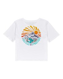 1 Positivity Crop - T-Shirt for Women White W3SSC4ELP1 Element