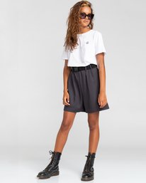 3 Positivity Crop - T-Shirt for Women White W3SSC4ELP1 Element