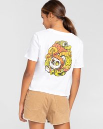 3 Timber! The Vision Crop - Camiseta para Mujer Blanco W3SSC8ELP1 Element