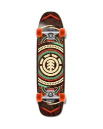 0 8.75" Hatched Cruiser - Skateboard Multi W4CPB9ELP1 Element