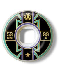 0 Banner Year 53mm - 4-Pack Skate Wheels Multi W4WHA4ELP1 Element