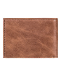 3 Segur - Leather Bi-Fold Wallet Unisex Brown W5LWB4ELPP Element