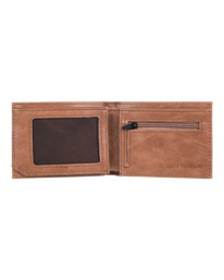 1 Segur - Leather Bi-Fold Wallet Unisex Brown W5LWB4ELPP Element
