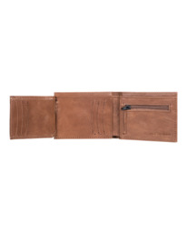 2 Segur - Leather Bi-Fold Wallet Unisex Brown W5LWB4ELPP Element