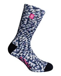 0 Future Nature Clearsight - Athletic Skate Socks Unisex White W5SOA4ELP1 Element