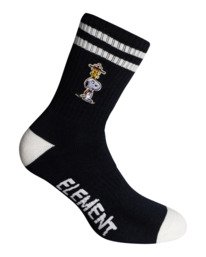 0 Peanuts - Sportliche Skate-Socken Unisex Grau W5SOA5ELP1 Element