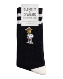 1 Peanuts - Sportliche Skate-Socken Unisex Grau W5SOA5ELP1 Element