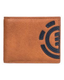 0 Daily - Tri-Fold Wallet Unisex Brown W5WLB2ELP1 Element