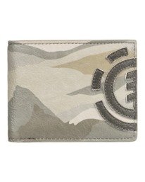 0 Daily - Dreifach faltbares Portemonnaie Unisex Beige W5WLB2ELP1 Element
