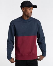 1 Bryne - Sweat pour Homme Bleu Z1CRC2ELF1 Element
