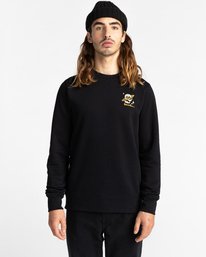 2 Transender - Sweat pour Homme Noir Z1CRC6ELF1 Element