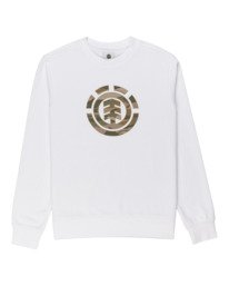 0 Landscape - Sweat pour Homme Blanc Z1CRC7ELF1 Element