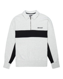 0 Maltby - Felpa con zip Unisex Gray Z1FLC1ELF1 Element