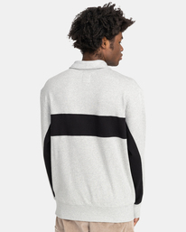 6 Maltby - Felpa con zip Unisex Gray Z1FLC1ELF1 Element