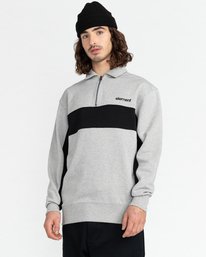 3 Maltby - Felpa con zip Unisex Gray Z1FLC1ELF1 Element