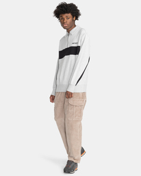 5 Maltby - Felpa con zip Unisex Gray Z1FLC1ELF1 Element