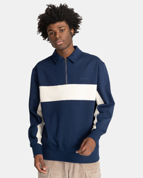 2 Maltby - Sweat zippé Unisexe Bleu Z1FLC1ELF1 Element