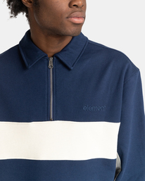 4 Maltby - Sweat zippé Unisexe Bleu Z1FLC1ELF1 Element
