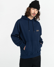 2 Cornellion - Felpa con cappuccio Unisex Blue Z1FLC2ELF1 Element
