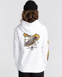 5 Transender - Sweat à capuche pour Homme Blanc Z1HOD1ELF1 Element