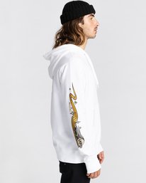 3 Transender - Sweat à capuche pour Homme Blanc Z1HOD1ELF1 Element