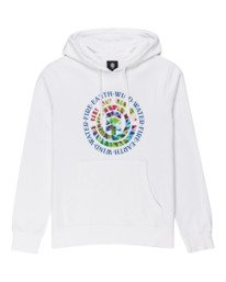 0 Santoro - Sudadera con Capucha para Hombre Blanco Z1HOD5ELF1 Element