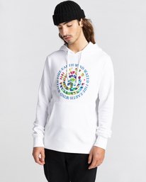 1 Santoro - Sudadera con Capucha para Hombre Blanco Z1HOD5ELF1 Element