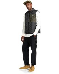 9 Wolfe - Reversible Body Warmer for Men Green Z1JKF4ELF1 Element