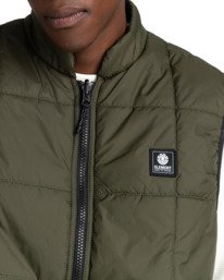 4 Wolfe - Reversible Body Warmer for Men Green Z1JKF4ELF1 Element