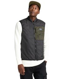 6 Wolfe - Reversible Body Warmer for Men Green Z1JKF4ELF1 Element