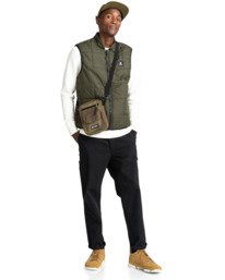 7 Wolfe - Reversible Body Warmer for Men Green Z1JKF4ELF1 Element