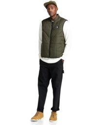 8 Wolfe - Reversible Body Warmer for Men Green Z1JKF4ELF1 Element