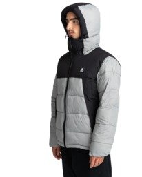 3 Dulcey - Water-Resistant Jacket for Men Grey Z1JKG7ELF1 Element
