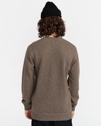 5 Kayden - Pull pour Homme Beige Z1JPC1ELF1 Element
