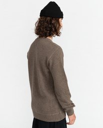 6 Kayden - Pull pour Homme Beige Z1JPC1ELF1 Element