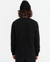 5 Kayden - Pull pour Homme Noir Z1JPC1ELF1 Element