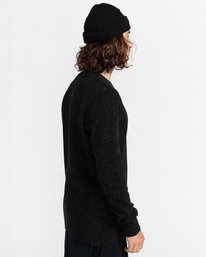 6 Kayden - Pull pour Homme Noir Z1JPC1ELF1 Element