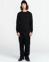 4 Kayden - Pull pour Homme Noir Z1JPC1ELF1 Element