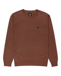 0 Crew - Jersey Cerrado para Hombre Marron Z1JPC2ELF1 Element