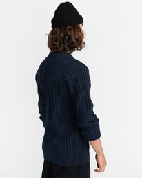 7 Marvik - Pull pour Homme Bleu Z1JPC4ELF1 Element